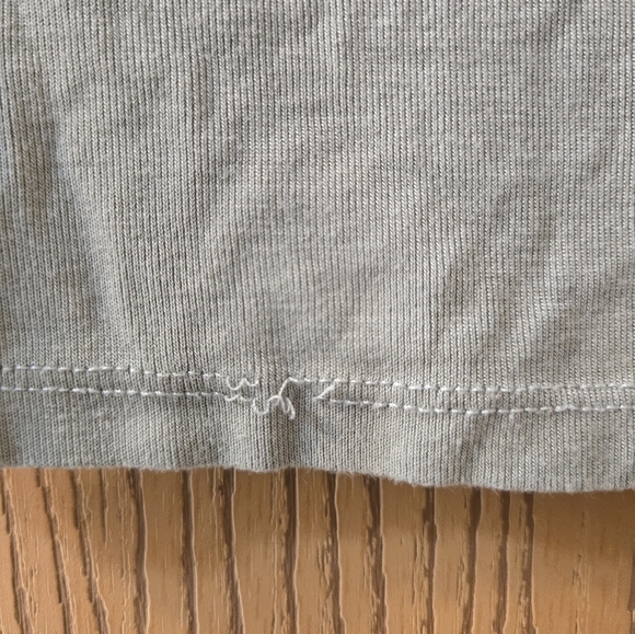 Zara Cropped Sage Green Tee sz S - Picture 4 of 4